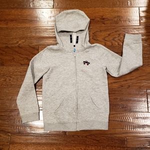 LIGHTNING BUG Boy's Zipped Hoodie - Size 6